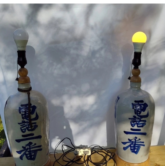 🚨 RARE 🚨 Matching Tokkuri (Sake Jugs c.1880) Pair Of Lamps. - Picture 12 of 12